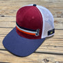 Lazy Dog Corduroy Paddle Hat Maroon