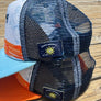 Lazy Dog Paddle Girl Print Orange/Navy