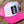FinMade Mermaid Trucker Hot Pink/White