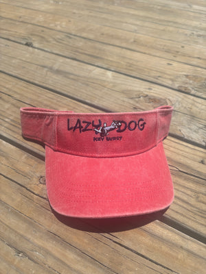 HATS: VISORS: Lazy Dog Cotton Visor