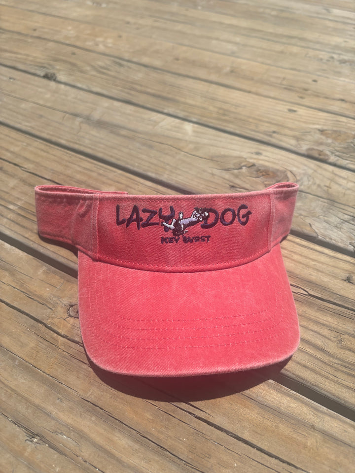HATS: VISORS: Lazy Dog Cotton Visor