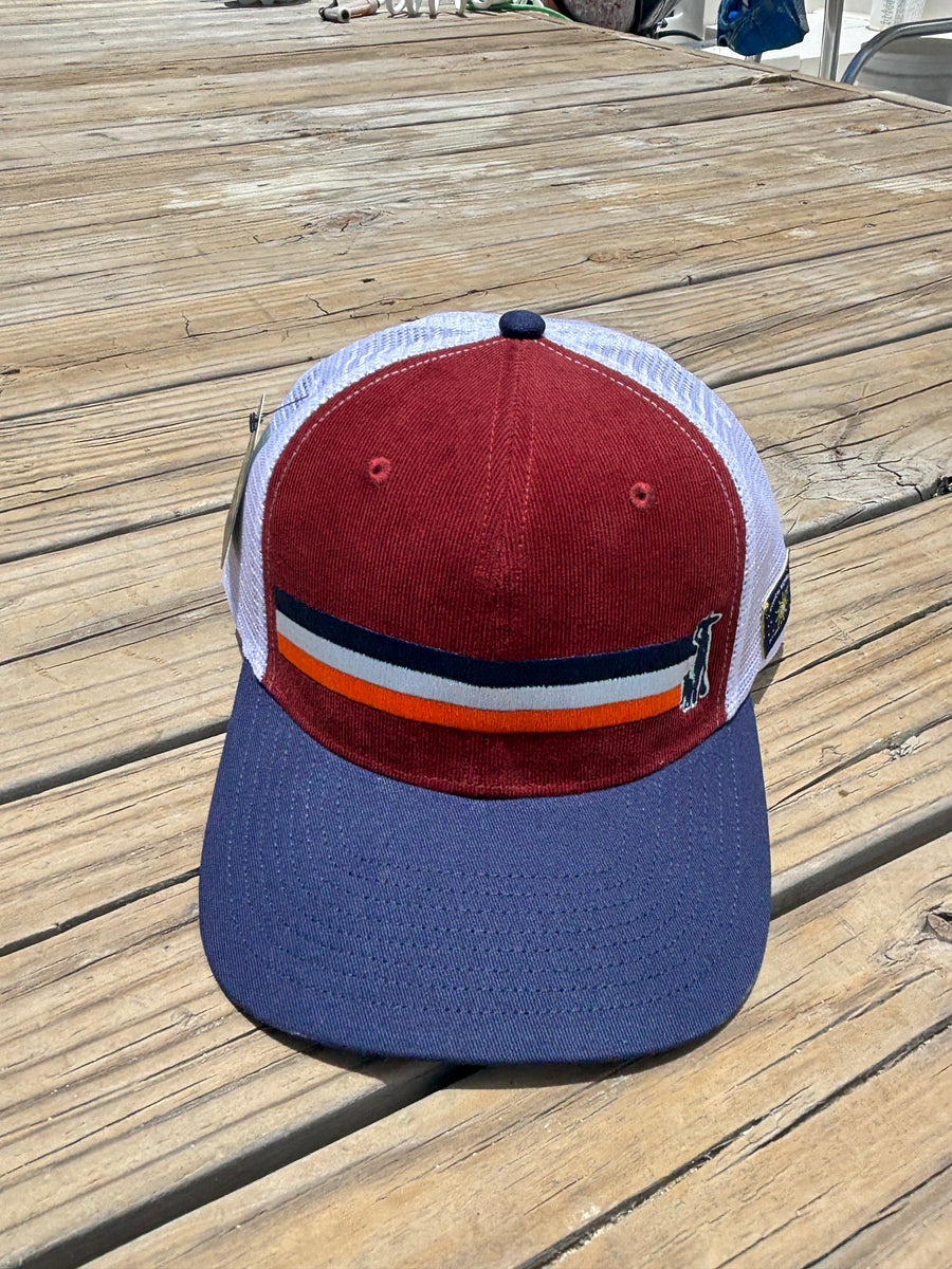 Lazy Dog Corduroy Paddle Hat Maroon
