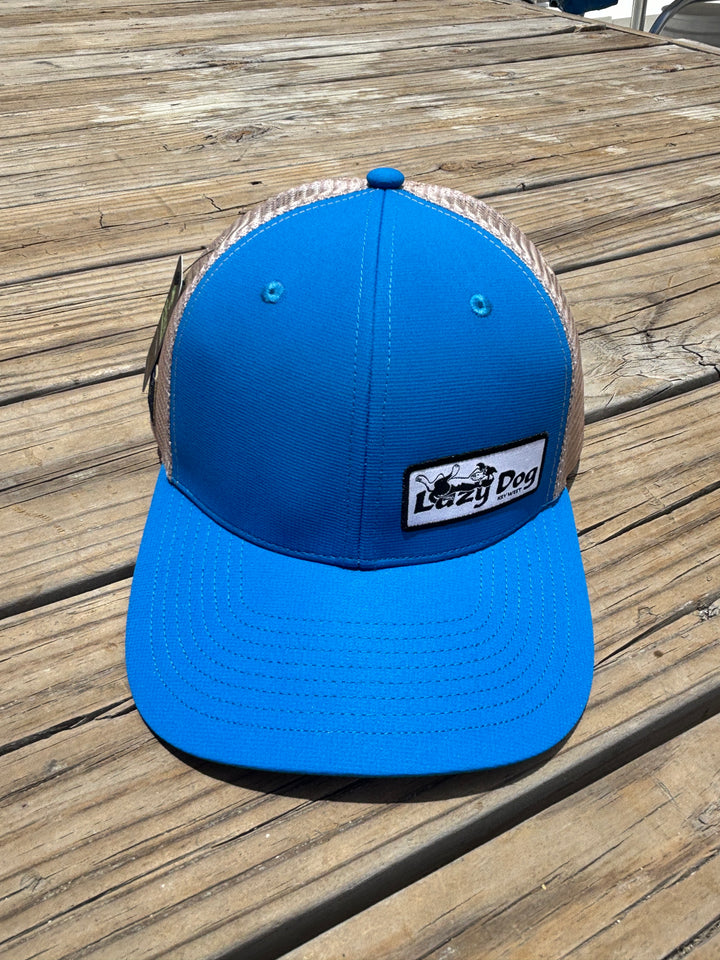 Lazy Dog Woven Patch Hat Blue