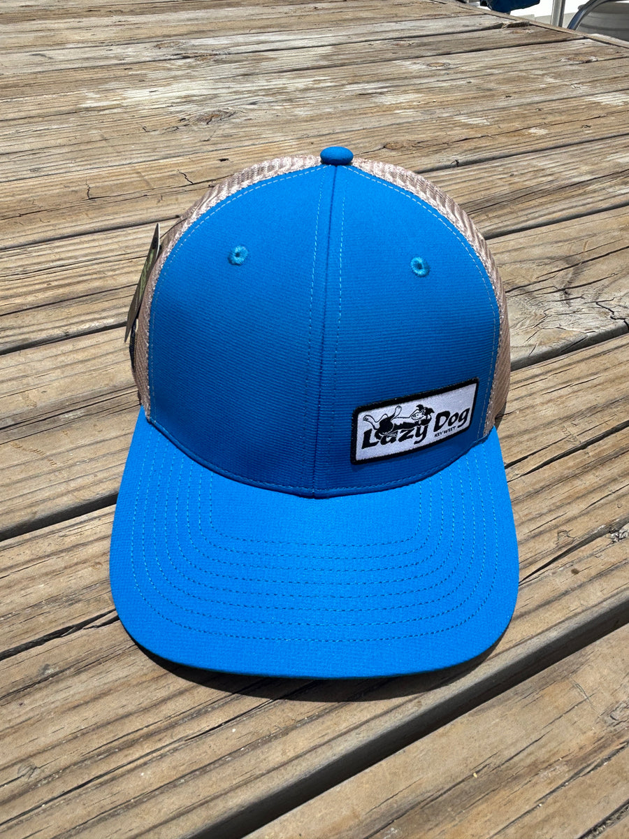 Lazy Dog Woven Patch Hat Blue