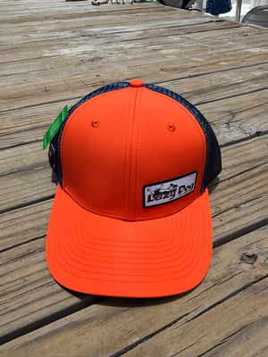 Lazy Dog Woven Patch Hat Orange